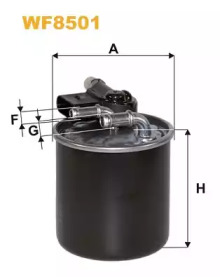 WIX FILTERS wf8501 -  Фильтр топливный
